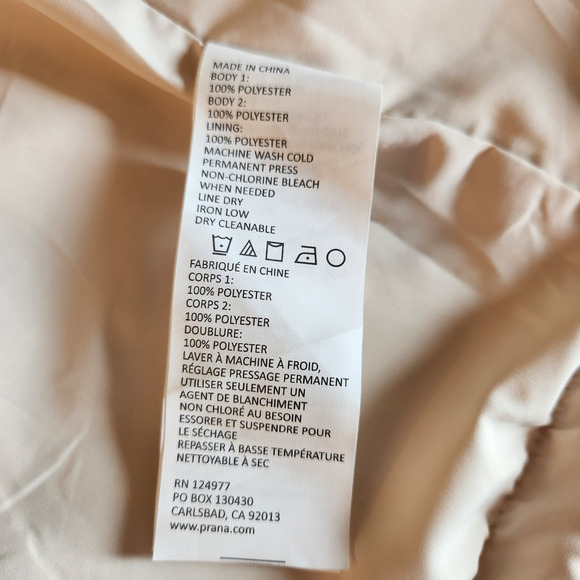 Prana Good Lux Sherpa Quilted Full Zip Jacket Size XL - Picture 6 of 10